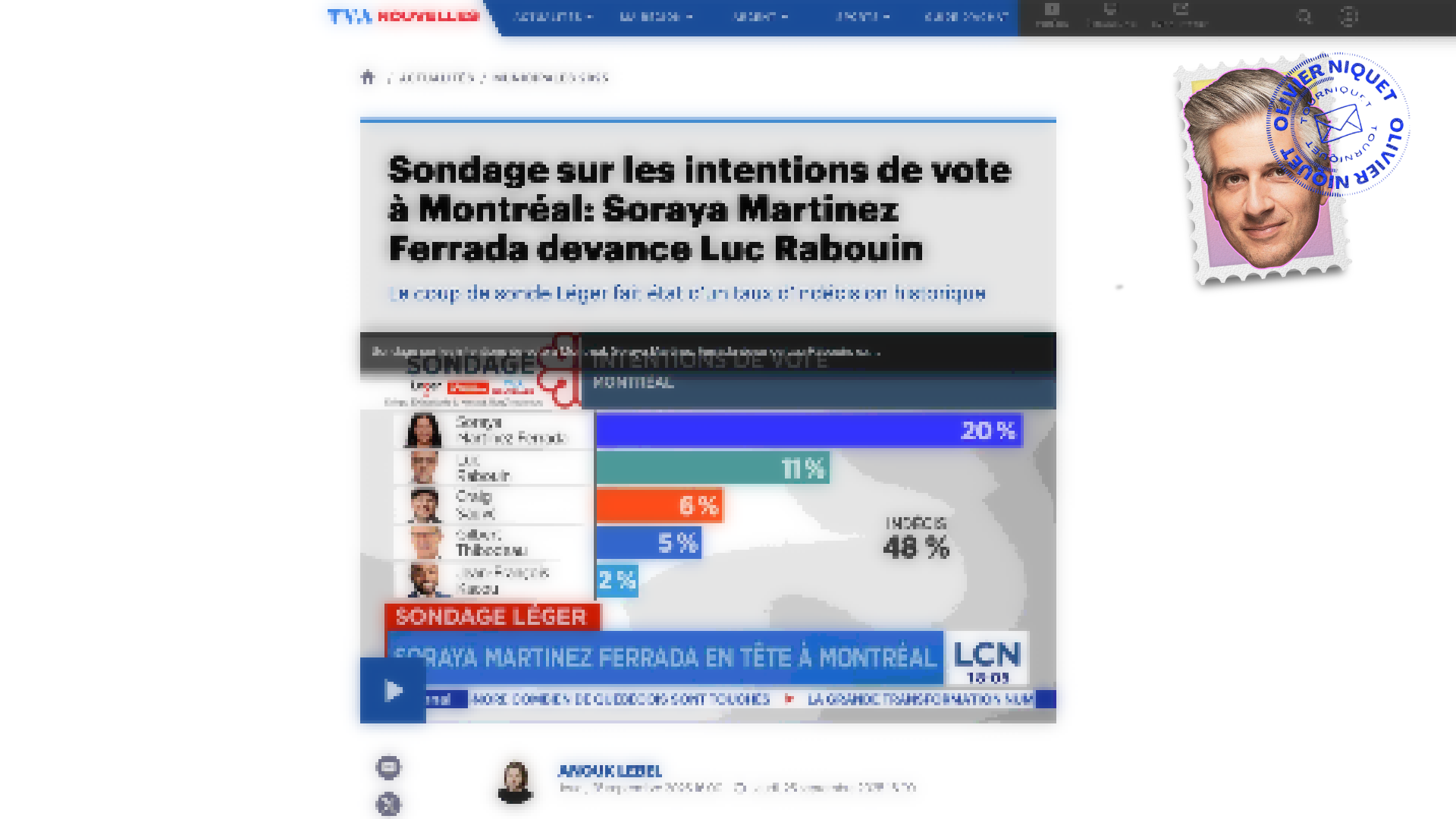 Sondage: Martinez Ferrada devant Rabouin Post image