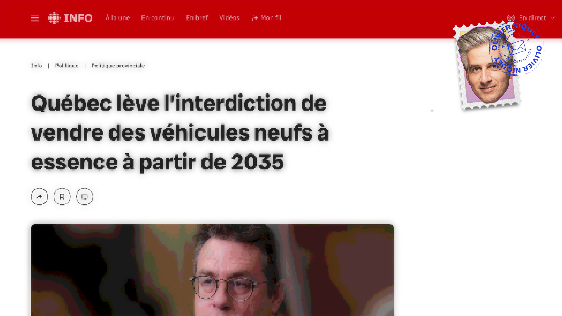 Drainville recule à propos des véhicules électriques Post image