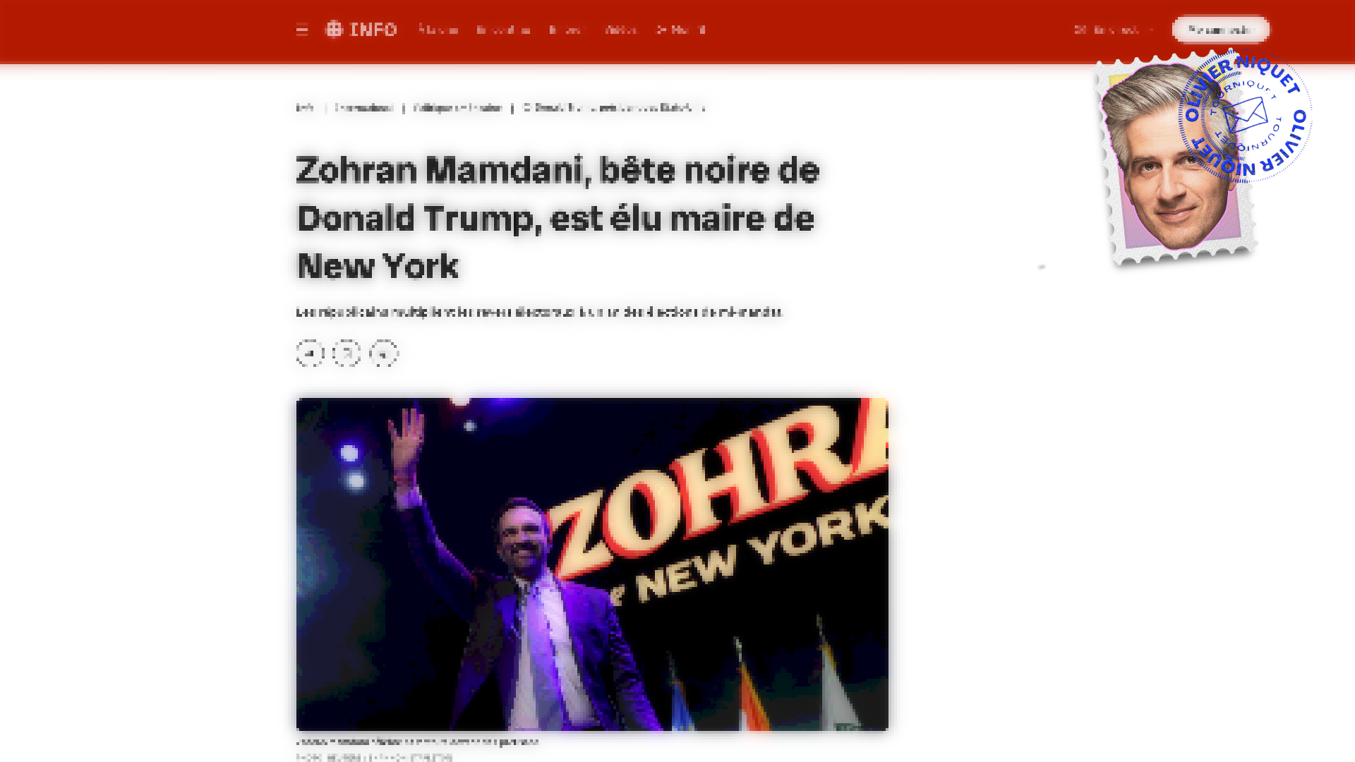 Mamdani élu à New York Post image