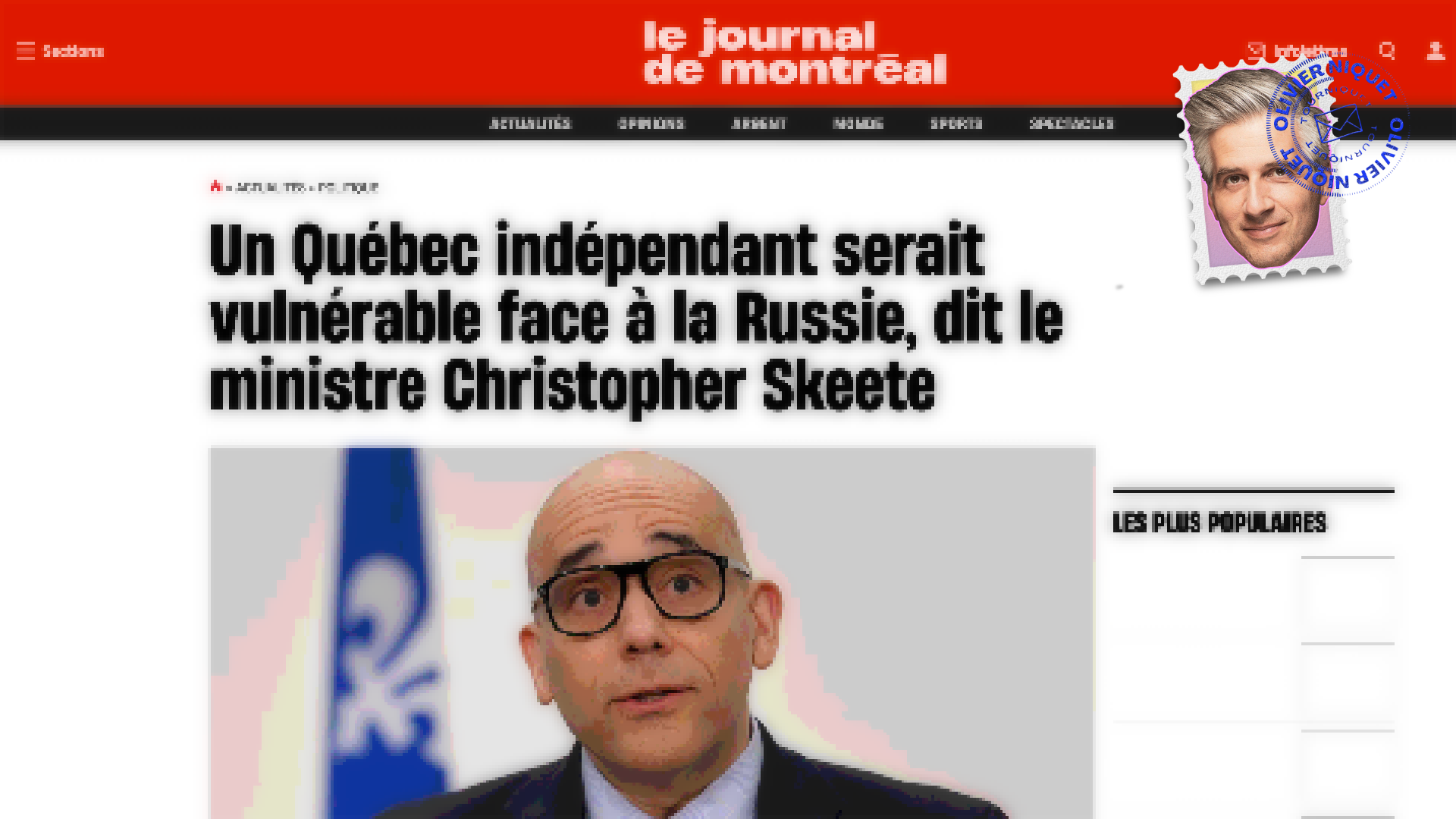 Un Québec indépendant vulnérable face à la Russie? Post feature image