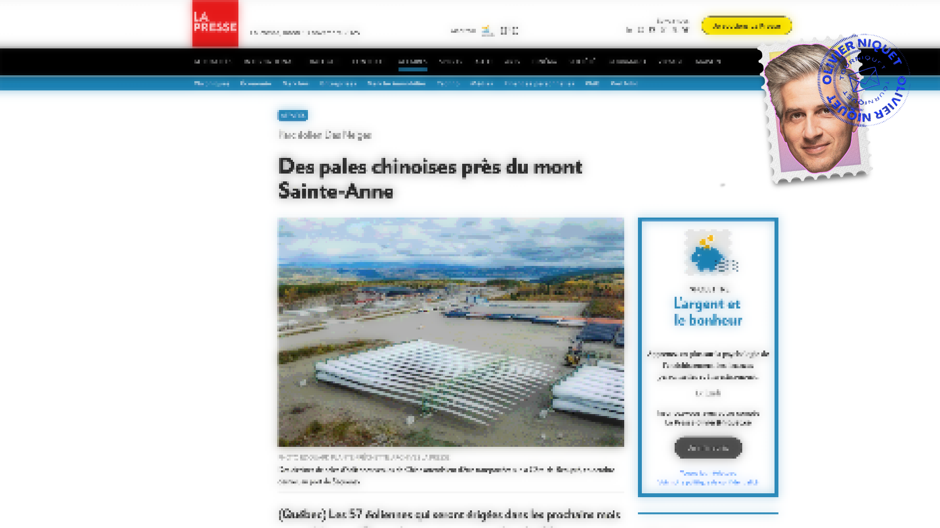Des pales chinoises plutôt que gaspésiennes pour nos éoliennes Post image