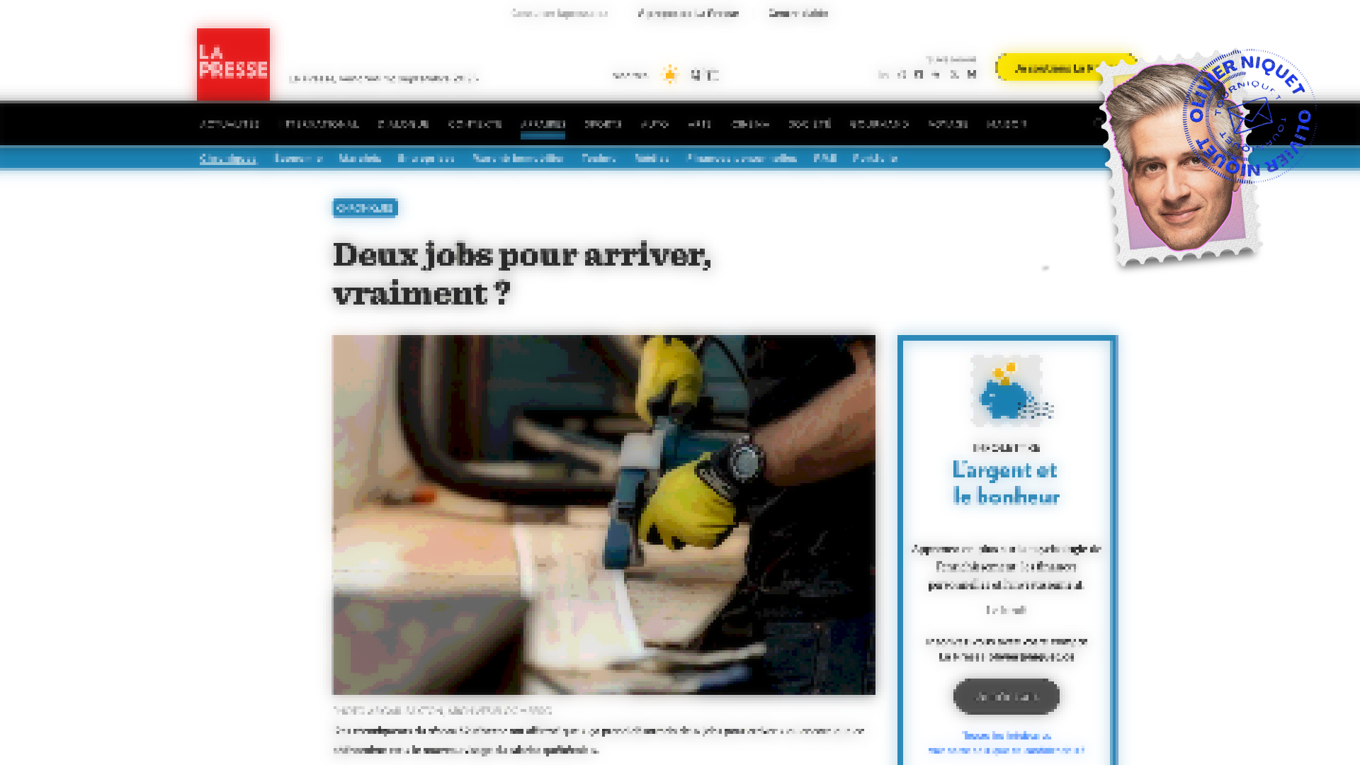 Non, il ne faut pas plus avoir deux jobs qu’avant Post feature image