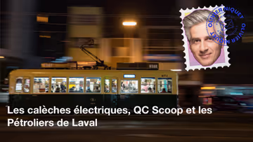 Les calèches électriques, QC Scoop et les Pétroliers de Laval Image principale