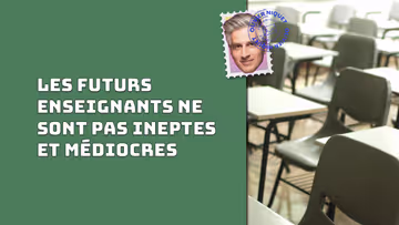 Les futurs enseignants ne sont pas ineptes et médiocres Image principale
