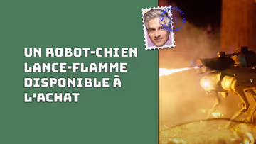 Un robot-chien lance-flamme disponible à l'achat Image principale