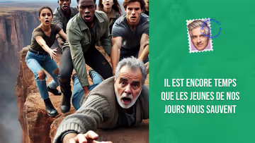 Il est encore temps que les jeunes de nos jours nous sauvent Image principale