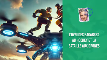 L’OVNI des bagarres au hockey et la bataille aux drones Image principale