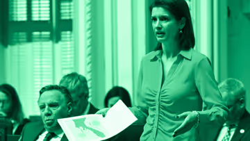 Geneviève Guilbault, encore avec sa fougère Image principale