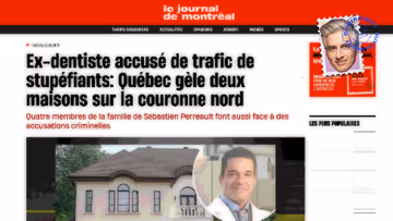 Québec gèle les maisons d’un dentiste sur la couronne nord Image principale