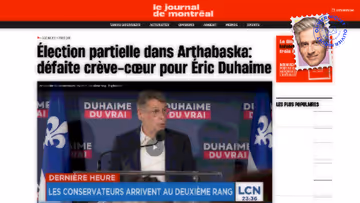 Duhaime perd la partielle et sa mère dénonce les journalistes Image principale