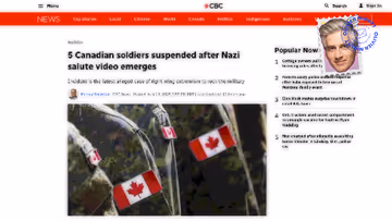 5 soldats suspendus pour un salut nazi Image principale
