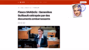 Geneviève Guilbault dans un « merdier » Image principale