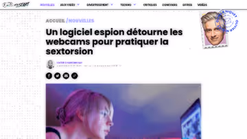 Un logiciel espion qui détourne les webcams quand vous regardez des affaires cochonnes? Image principale