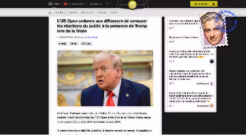 Trump veut censurer le US Open de tennis Image principale