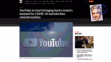 YouTube ramène les créateurs de désinformation bannis Image principale