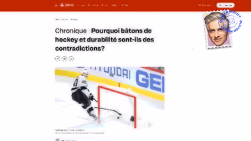 Pourquoi les bâtons de hockey cassent-ils aussi souvent dans la LNH? Image principale