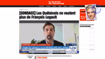 1% des Québécois « très satisfaits » de Legault Image principale