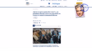 Un président africain croit à un coup d’État en France après avoir vu une fausse vidéo Image principale