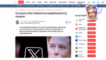 X perd en importance en France Image principale