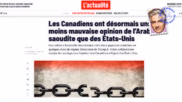 Les Canadiens ont une aussi mauvaise opinion des États-Unis que de l’Arabie Saoudite Image principale