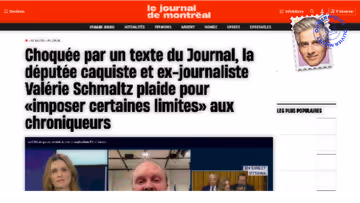 Une députée de la CAQ veut imposer des limites aux chroniqueurs Image principale