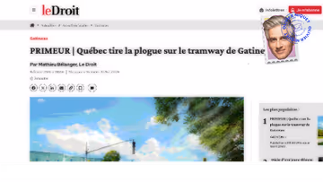 Pas de tramway à Gatineau Image principale