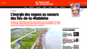 L’énergie houlomotrice au secours des Îles-de-la-Madeleine? Image principale