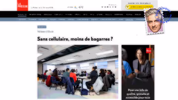 Moins de cellulaires, moins de bagarres à l’école? Image principale